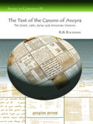 cover image of The Text of the Canons of Ancyra